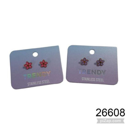 Imagen de ARO ACERO FLOR TRENDY 8.26